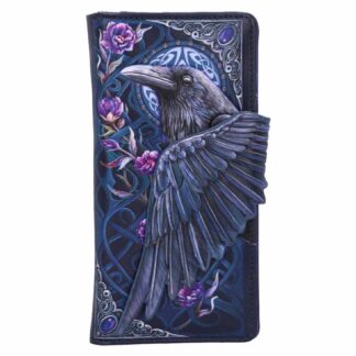 The front image is gorgeously intricate - a black raven stretches over half with purple roses climbing up the second half, a celtic design provides the backdrop